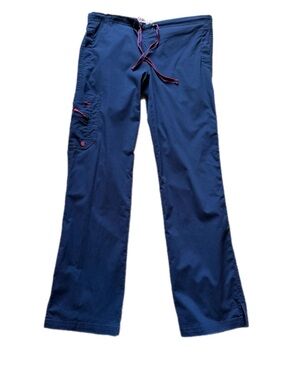 Life is Peachy Navy Medium TALL scrub pants 7670T